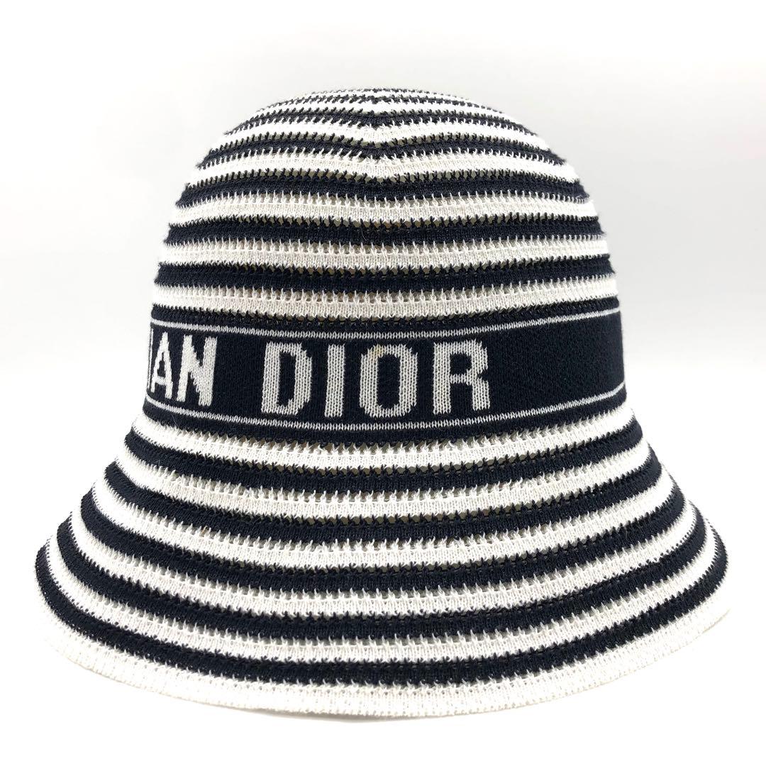 美品★クリスチャンディオール 24SS クロシュハット 44DTK985A134