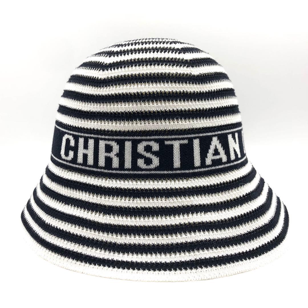 美品★クリスチャンディオール 24SS クロシュハット 44DTK985A134