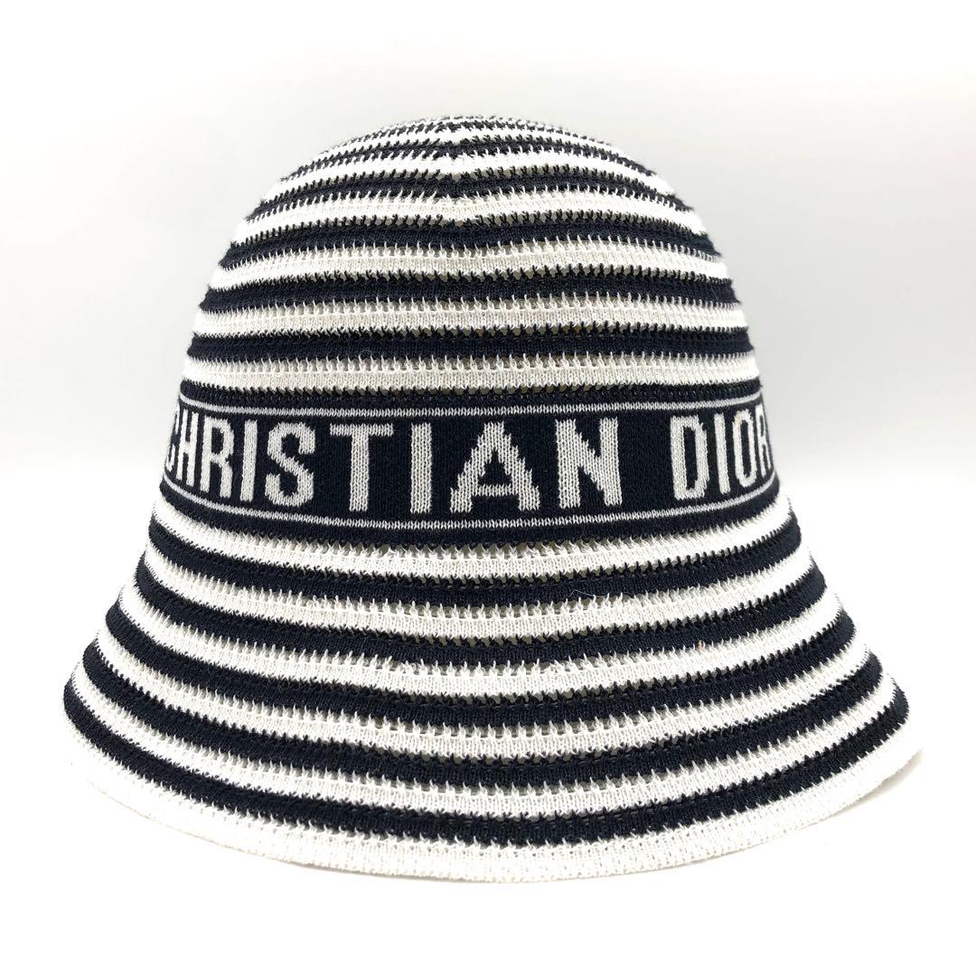 美品★クリスチャンディオール 24SS クロシュハット 44DTK985A134
