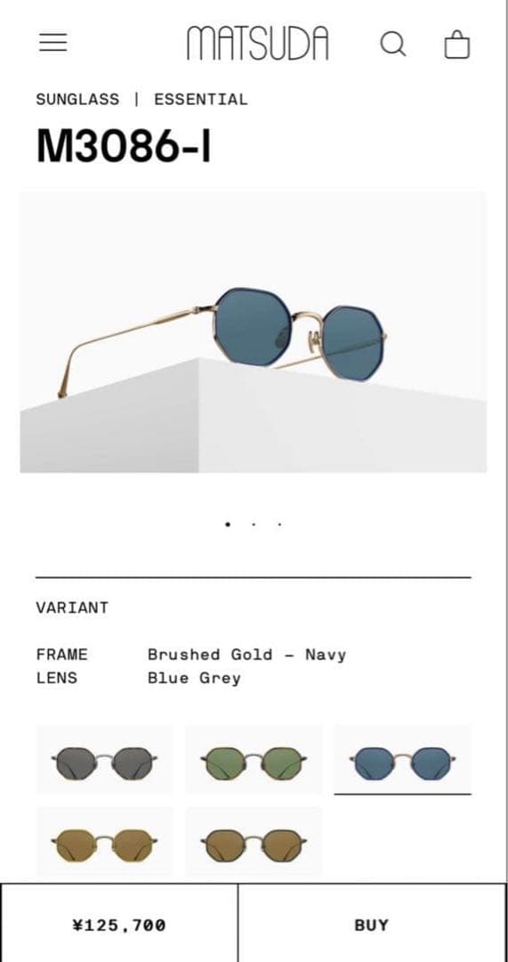 モ*ス様 MATSUDA EYEWEAR M3086 TOKYOⅧ 88本限定モ