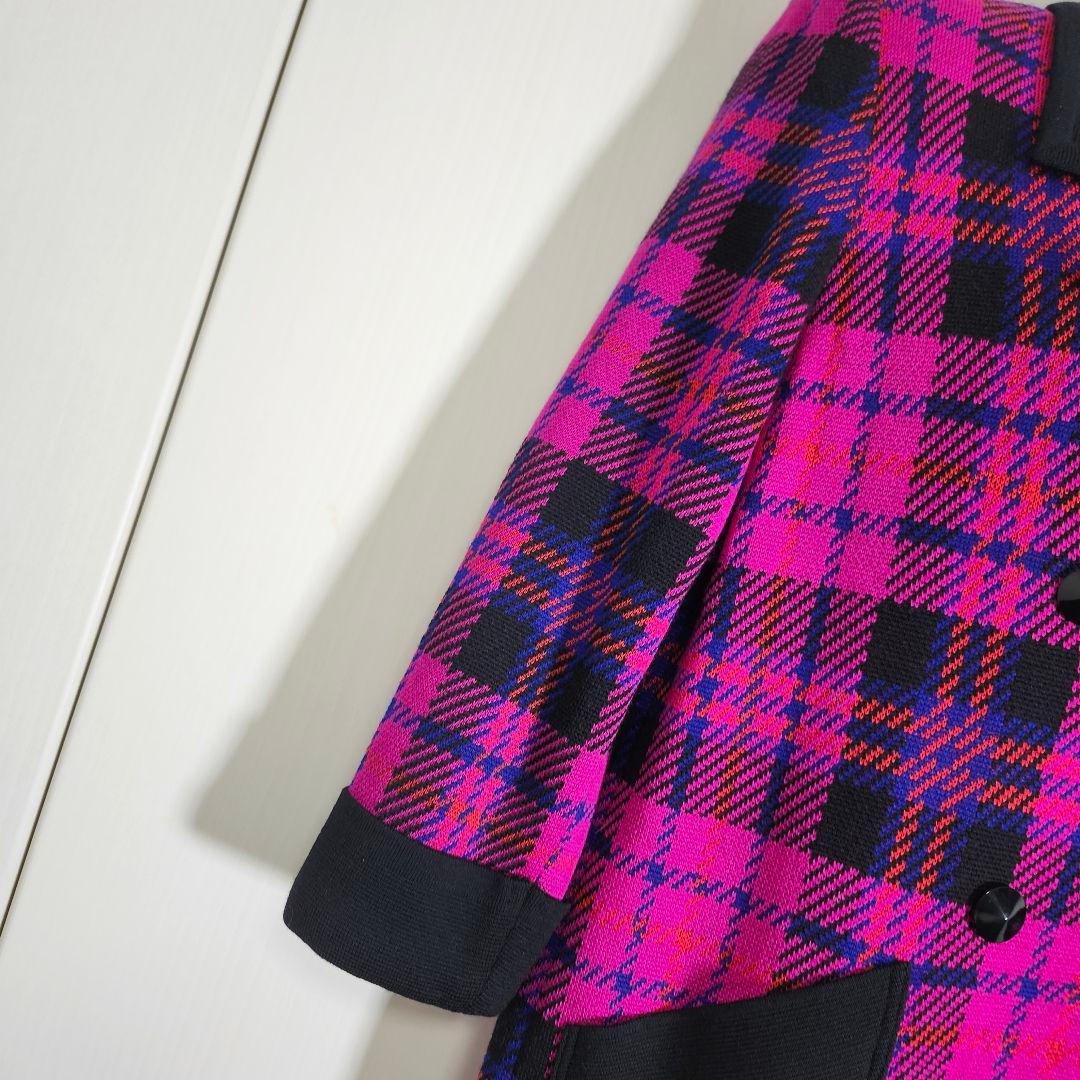 美品　イブサンローラン ウールニット ロングコート ヴィンテージ　M