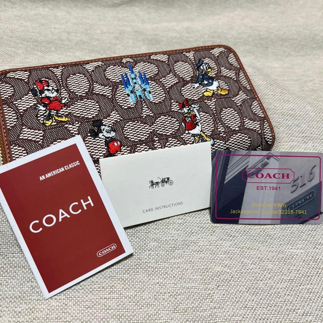 【美品】COACH ディズニー　長財布
