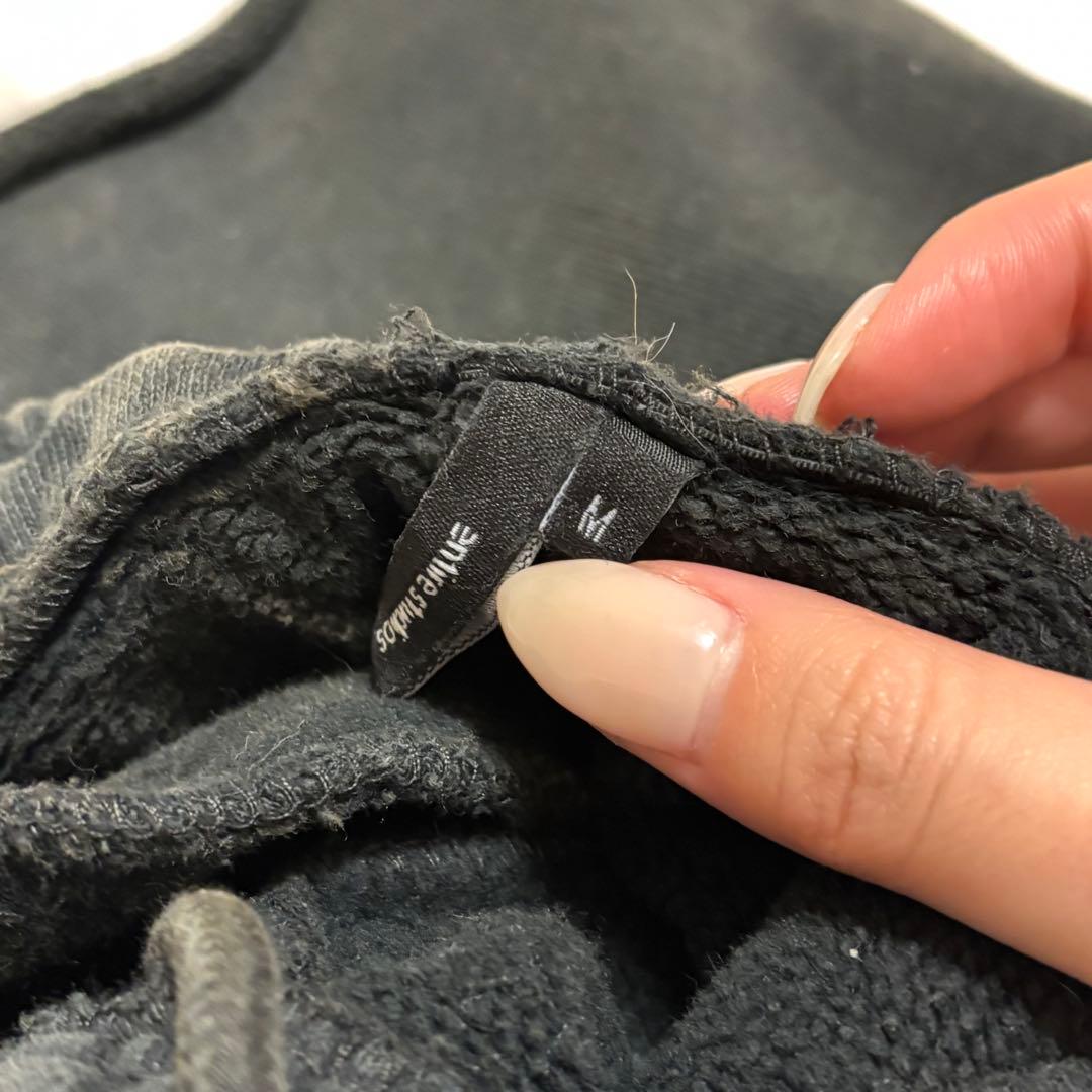 パンツ entire studios HEAVY FLARE WASHED BLACK