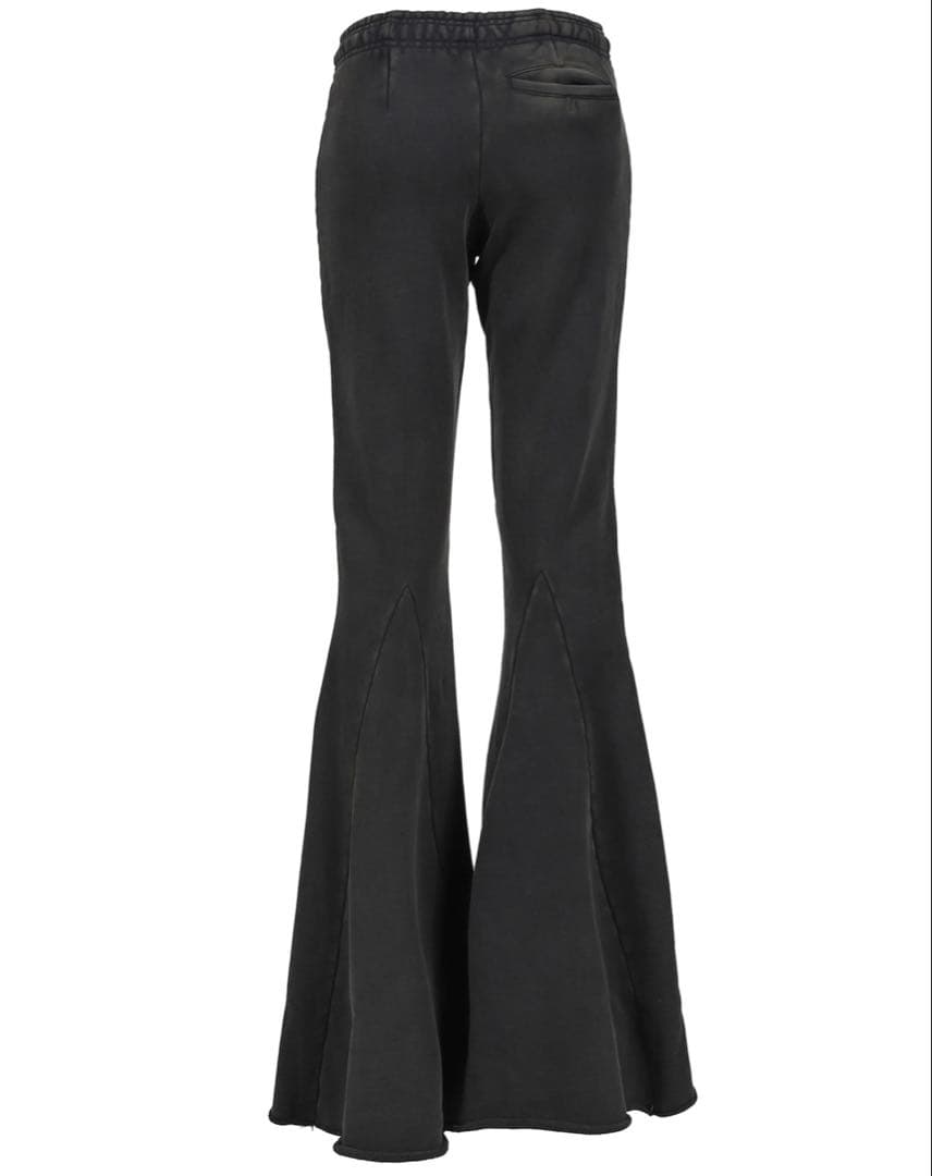 パンツ entire studios HEAVY FLARE WASHED BLACK