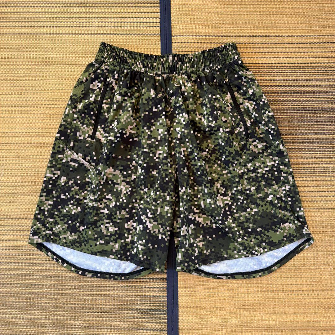 完売品 ボーラホリック デジタルカモジップショーツ 迷彩柄 L 新古品