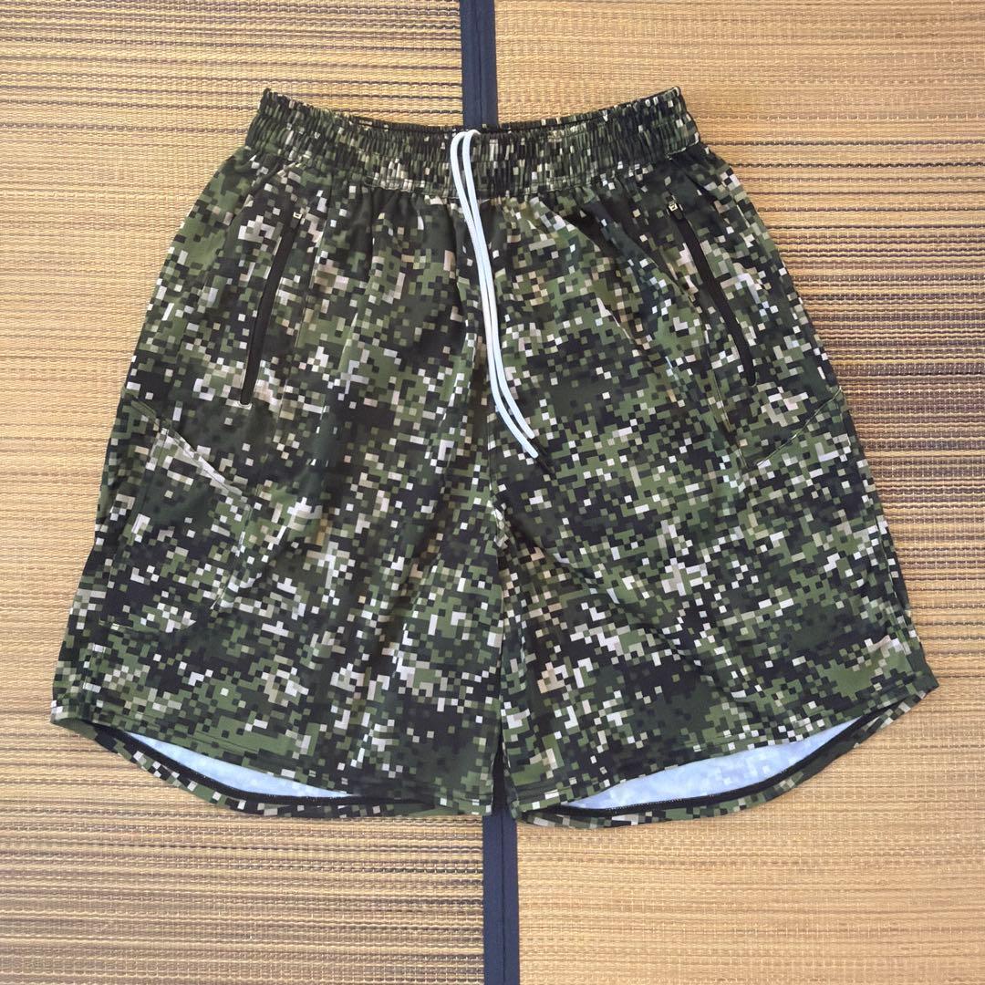 完売品 ボーラホリック デジタルカモジップショーツ 迷彩柄 L 新古品