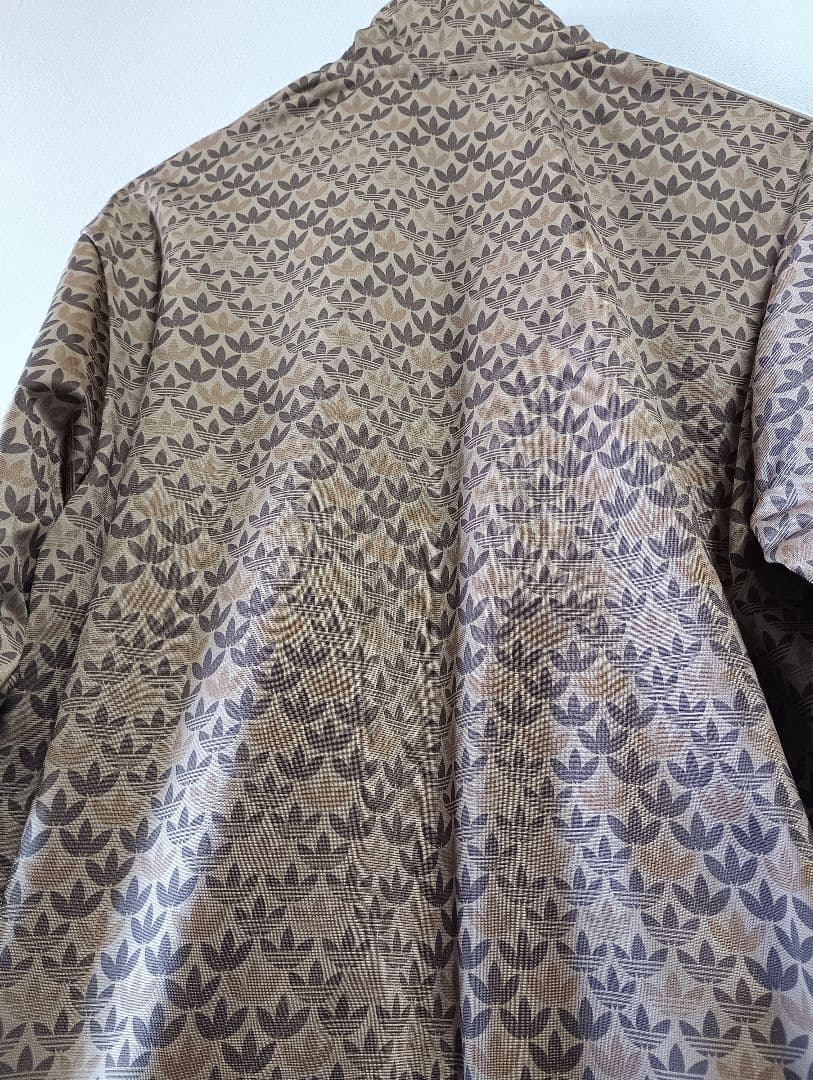 adidas モノグラム ファイヤーバード ブラウン 極美品 L AV1006