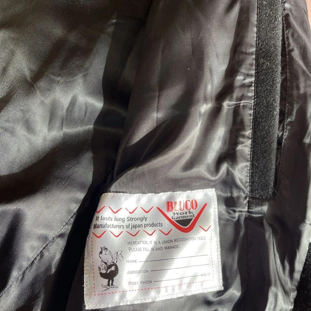 【BLUCO】 HEAVY MELTON PHARAOH COAT 黒 XL