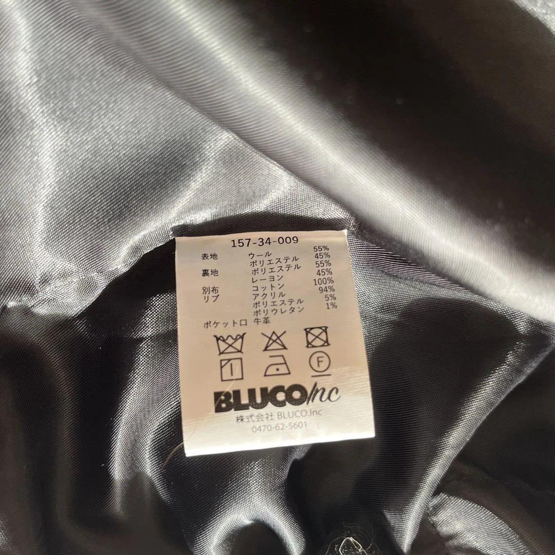 【BLUCO】 HEAVY MELTON PHARAOH COAT 黒 XL