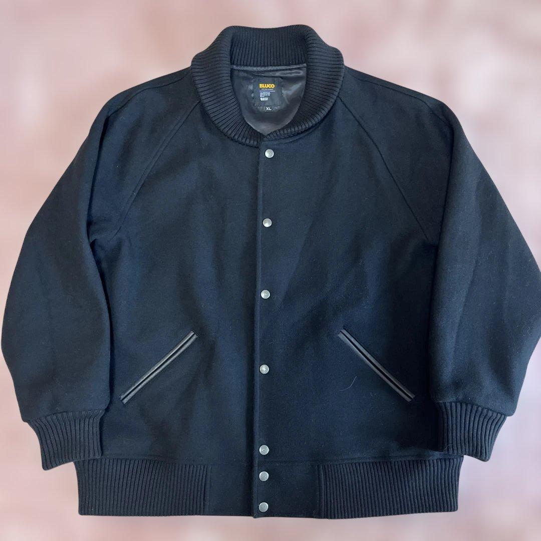 【BLUCO】 HEAVY MELTON PHARAOH COAT 黒 XL