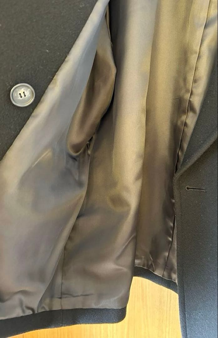 JOURNAL STANDARD relume尾州ウールショートPコート 黒38