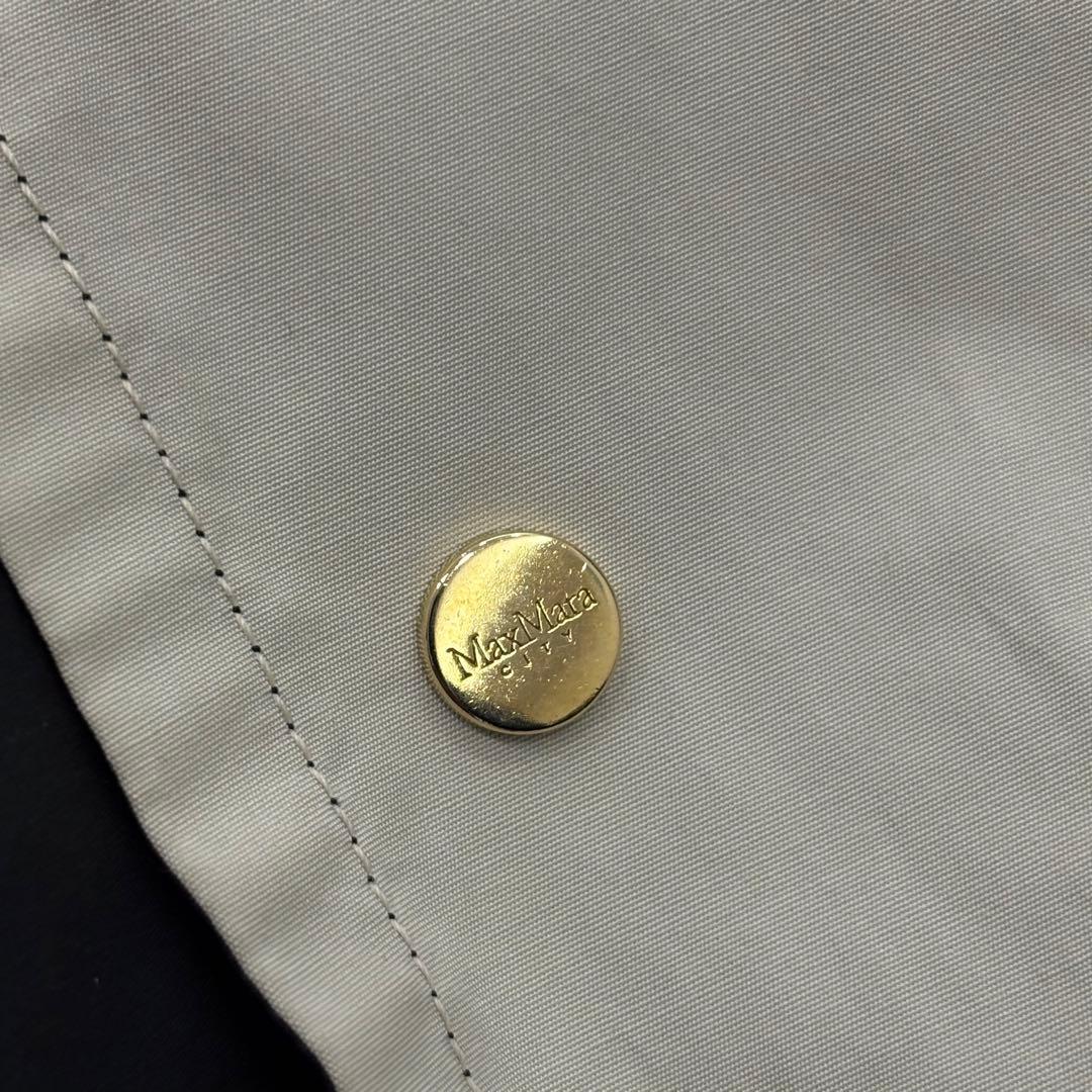 【美品】MaxMara ベルテッドコート リバーシブル 42 XL イタリア製