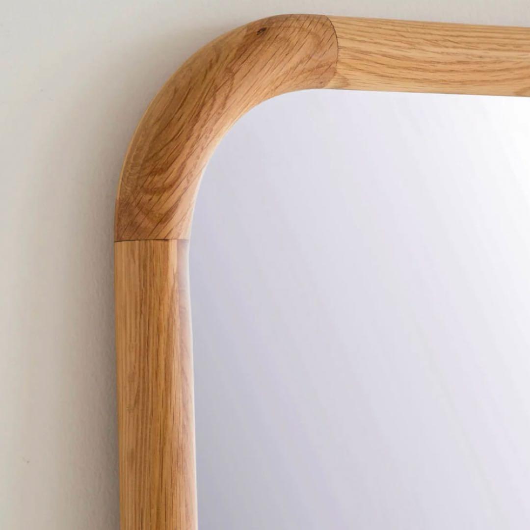 関家具 スタンドミラー スーク 姿見 鏡 オーク 新品 定価27500円