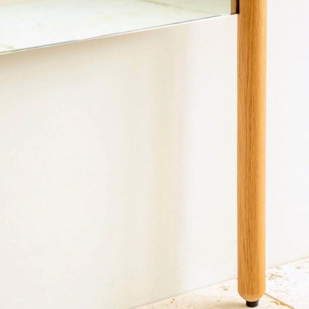 関家具 スタンドミラー スーク 姿見 鏡 オーク 新品 定価27500円