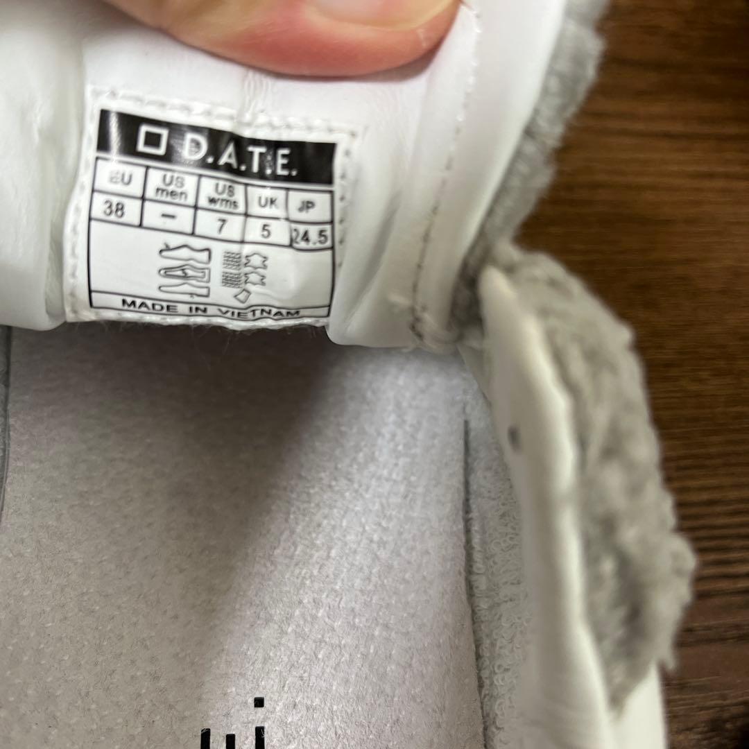 D.a.t.e date スニーカー　38 FUGA フーガテディ　グレー
