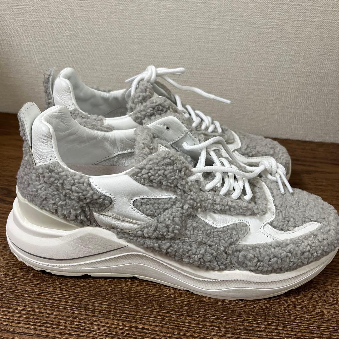 D.a.t.e date スニーカー　38 FUGA フーガテディ　グレー