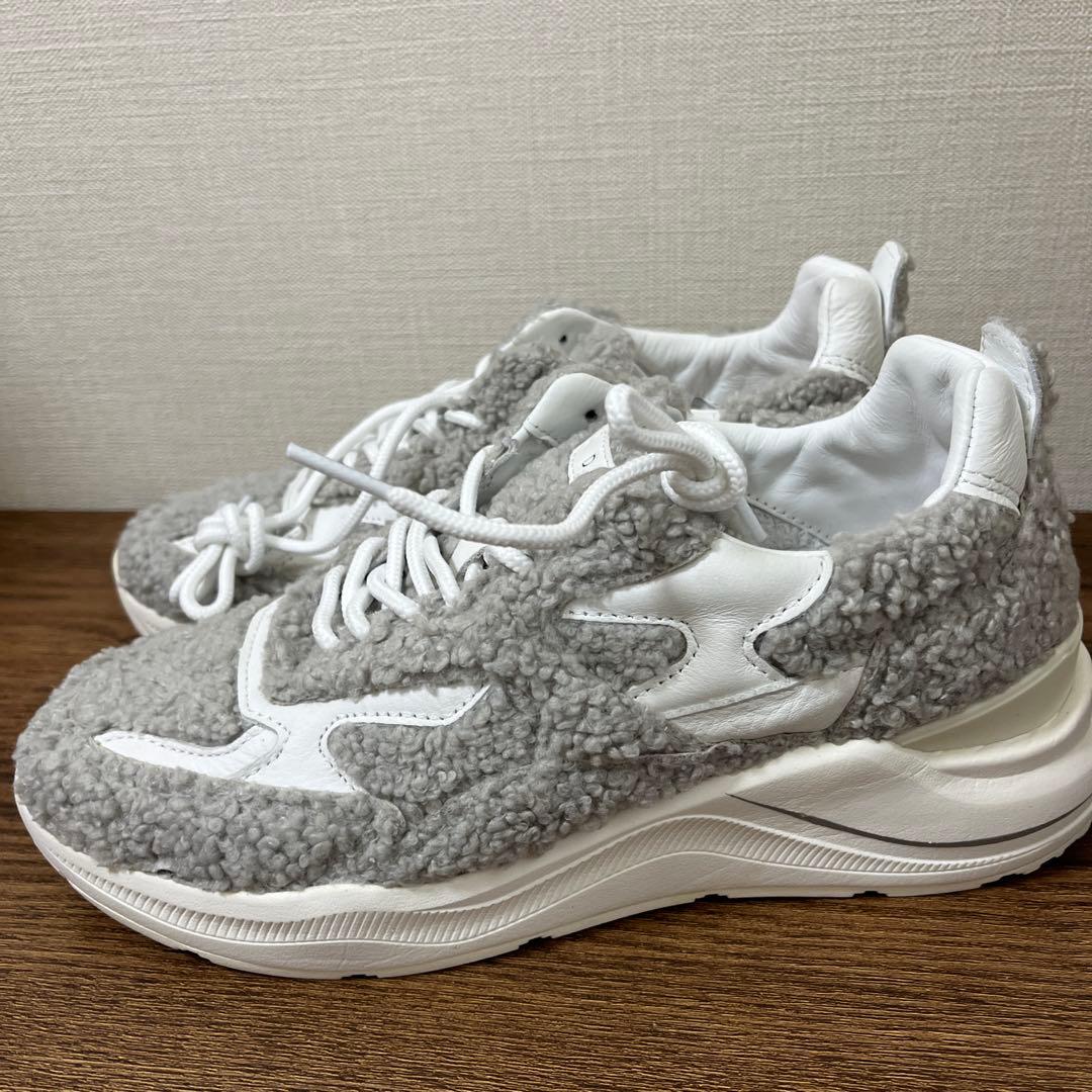 D.a.t.e date スニーカー　38 FUGA フーガテディ　グレー