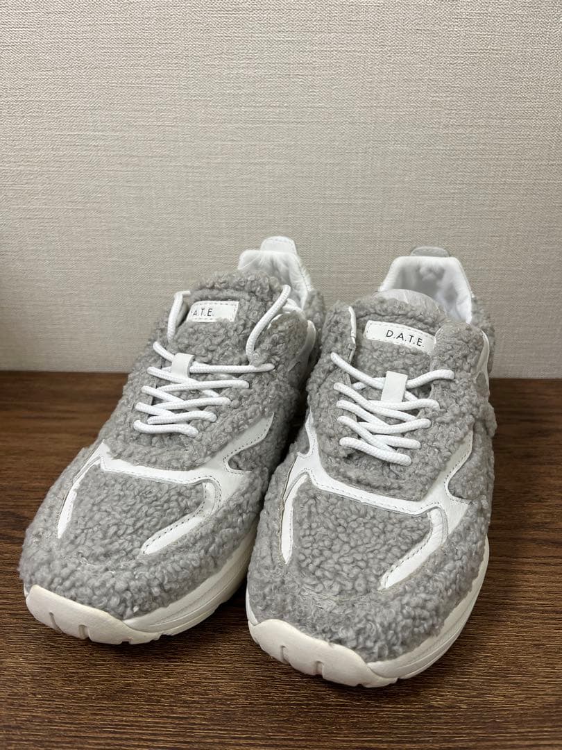 D.a.t.e date スニーカー　38 FUGA フーガテディ　グレー