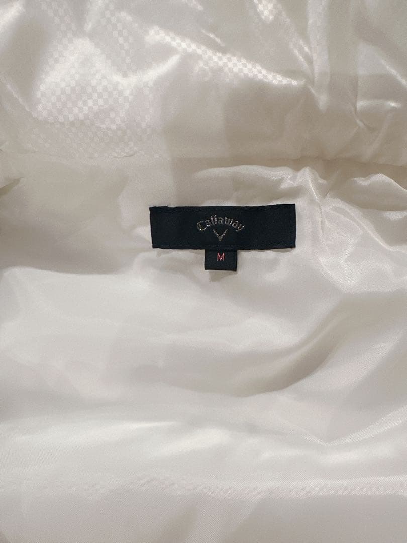 【上下セット】Callaway ホワイト キルティング 中綿 アウター/スカート