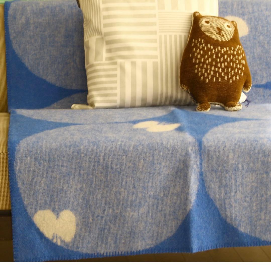 ミナペルホネン×クリッパン ウールブランケット シングルサイズ