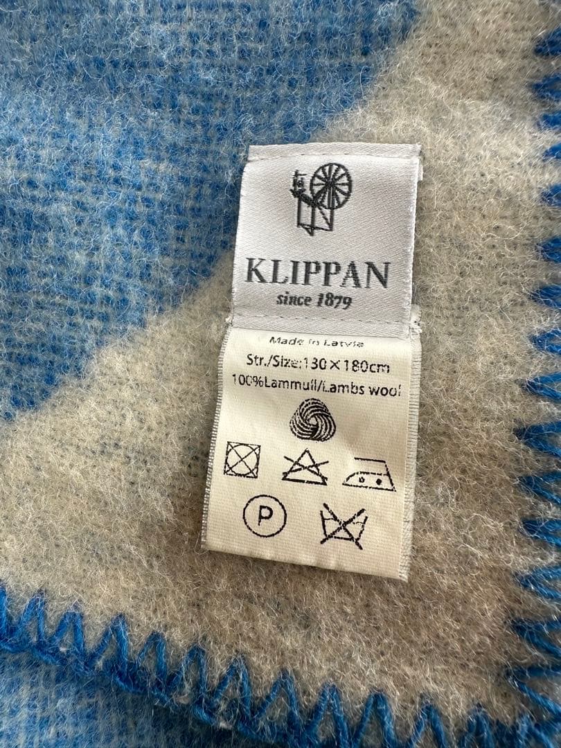 ミナペルホネン×クリッパン ウールブランケット シングルサイズ