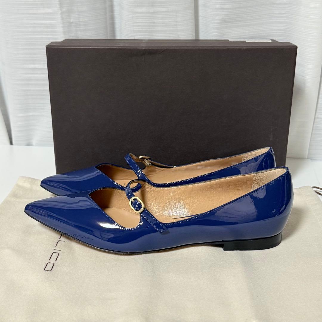 ⭐️新品未使用⭐️　PELLICO　ANDREA 10 フラットシューズ　ブルー