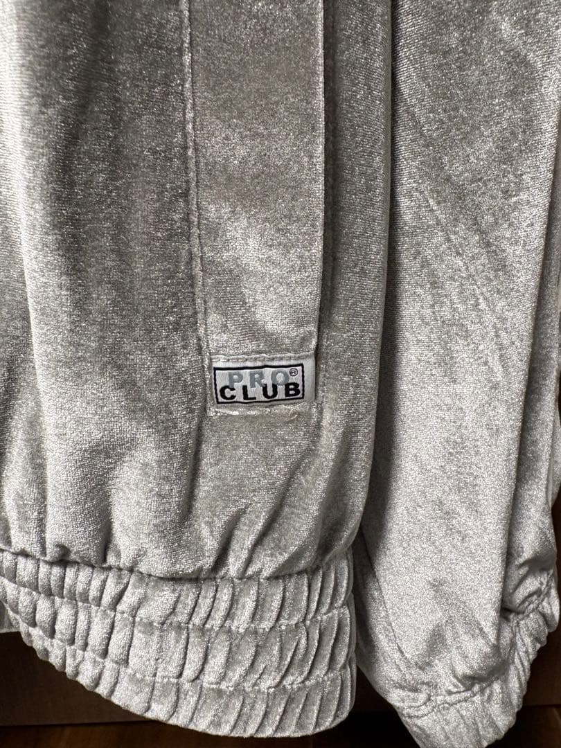 PRO CLUB シルバー ジャージセット