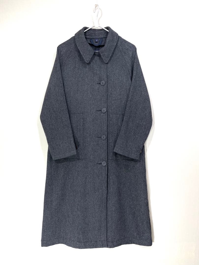 195 イギリス製 LAVENHAM 軽量 ウール ヘリンボーン ツイードコート