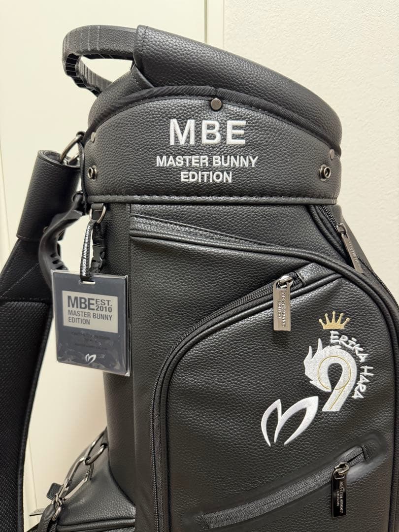 新品 マスターバニー原英莉花プロアイコン限定キャディバック DR用ヘッドカバー付