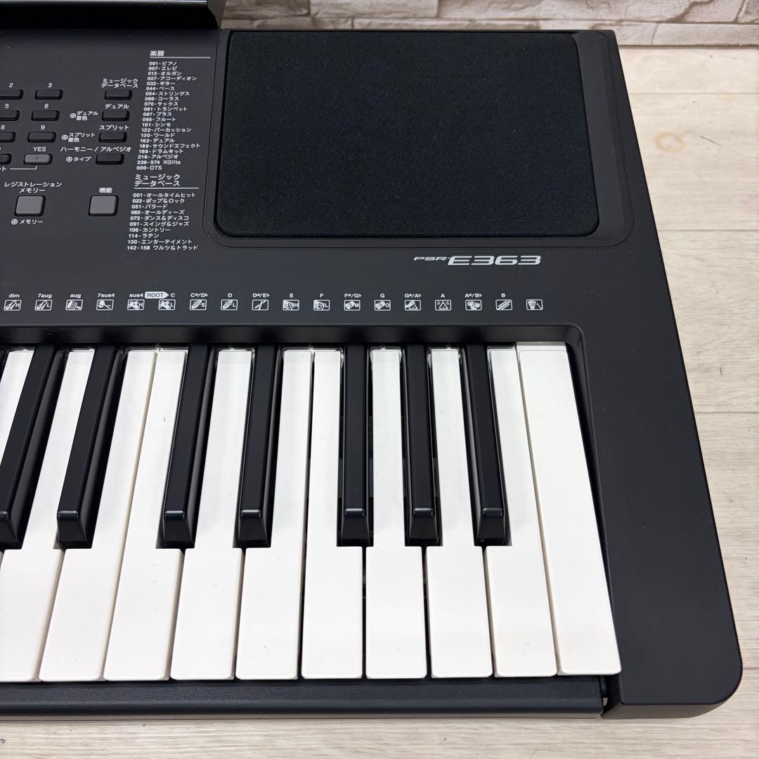 YAMAHA ヤマハ 61鍵盤 電子キーボード PSR-E363 ③