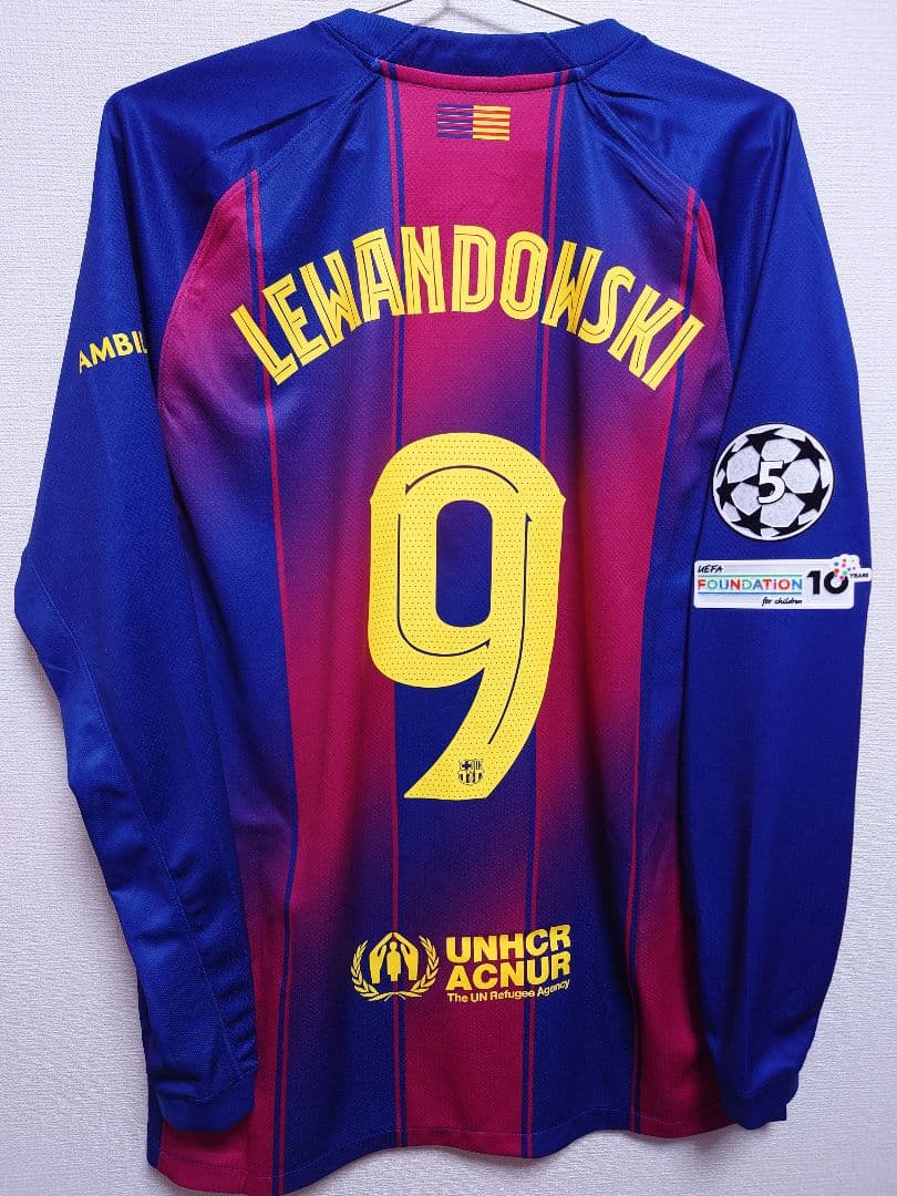 NIKE　2025〜26 FCバルセロナ　レヴァンドフスキ　CL仕様