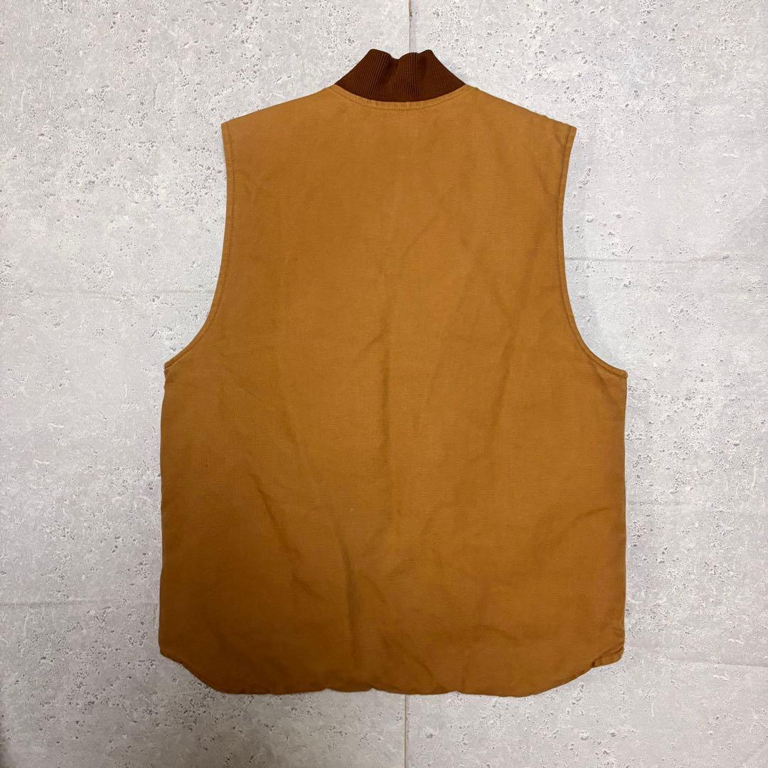 【美品】Carhartt カーハート ダックベスト キルティング M
