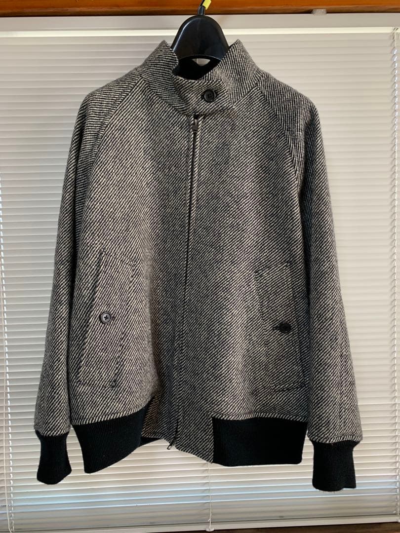 マーガレットハウエルウールヘリンボーンブルゾン