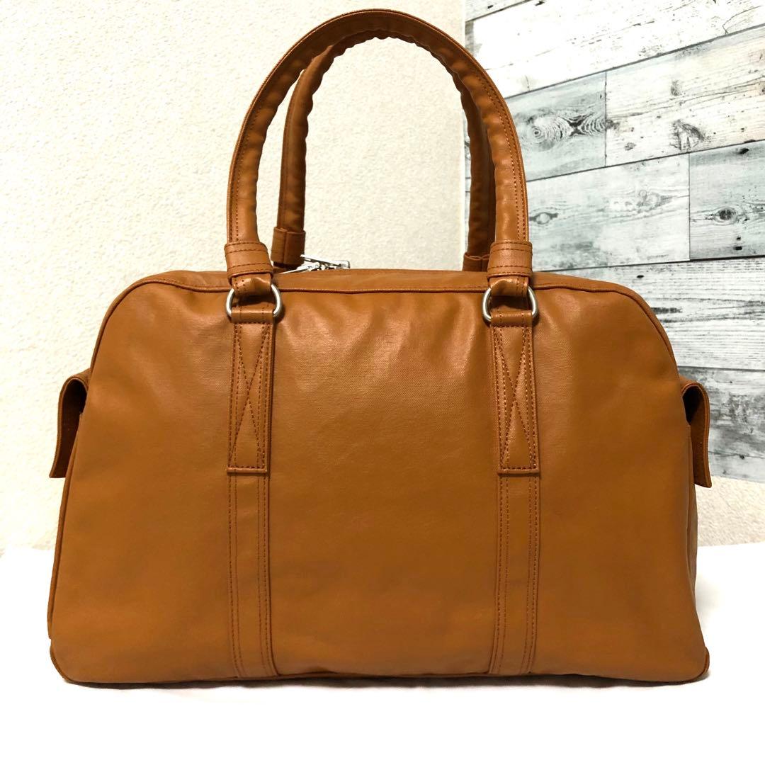 美品✨人気 ポーター フリースタイル ミニボストンバッグ 大容量 キャメル