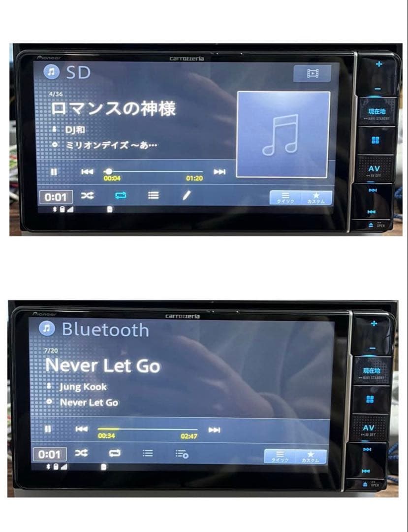 はむすんAVIC-RW711-E【付属品新品】7Vワイド楽ナビ2439