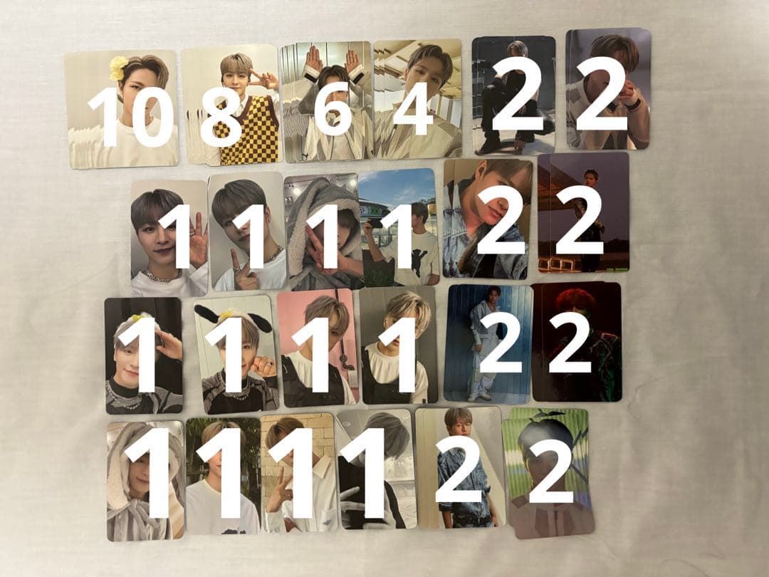 ズハオ レビ アルバム トレカ LE'V 特典 まとめ売り