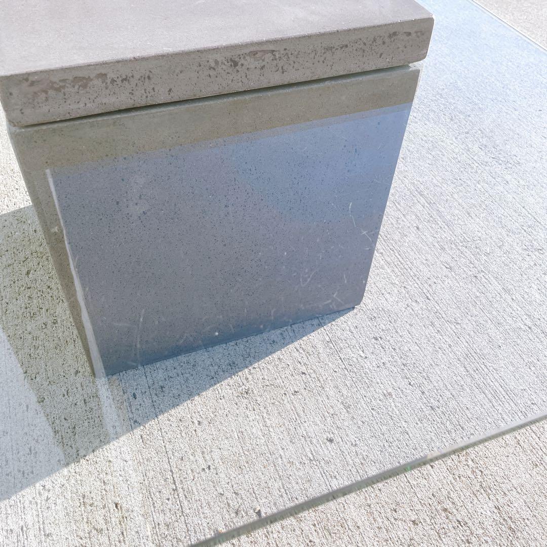 【送料込】moda en casa FLYING table ガラステーブル