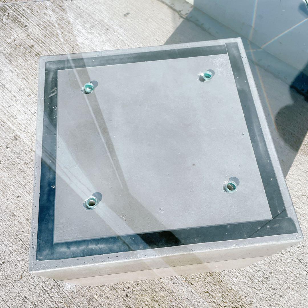 【送料込】moda en casa FLYING table ガラステーブル