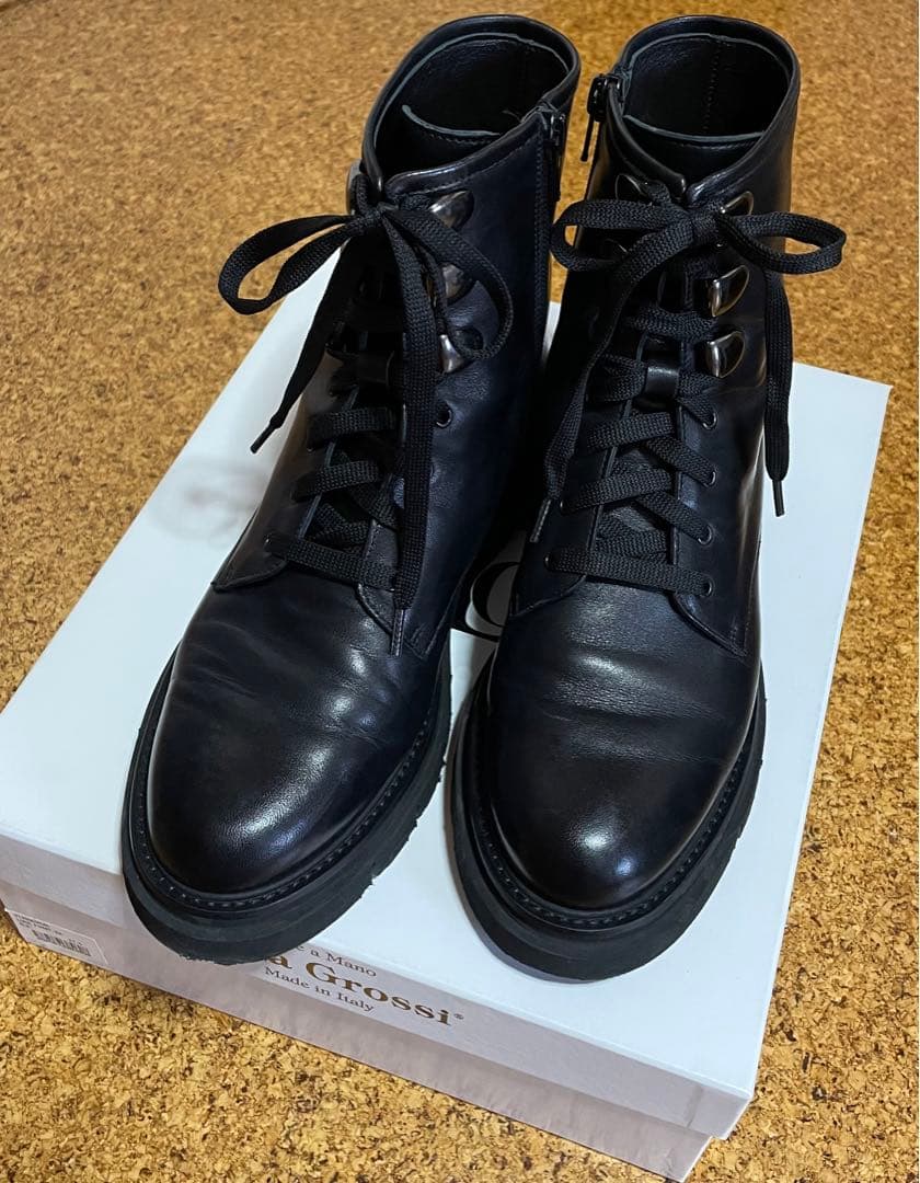 ルカグロッシー　Luca Grossi レースアップブーツ