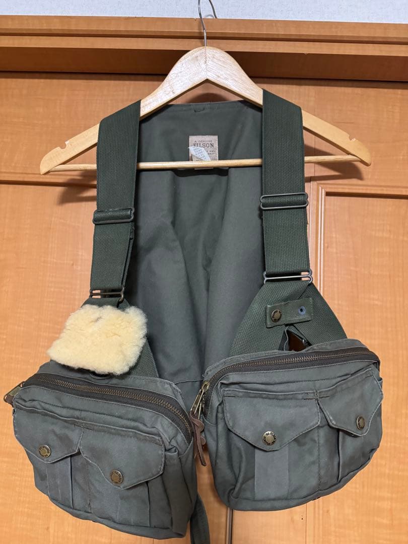 フィルソン フィッシングベスト オリーブグリーン