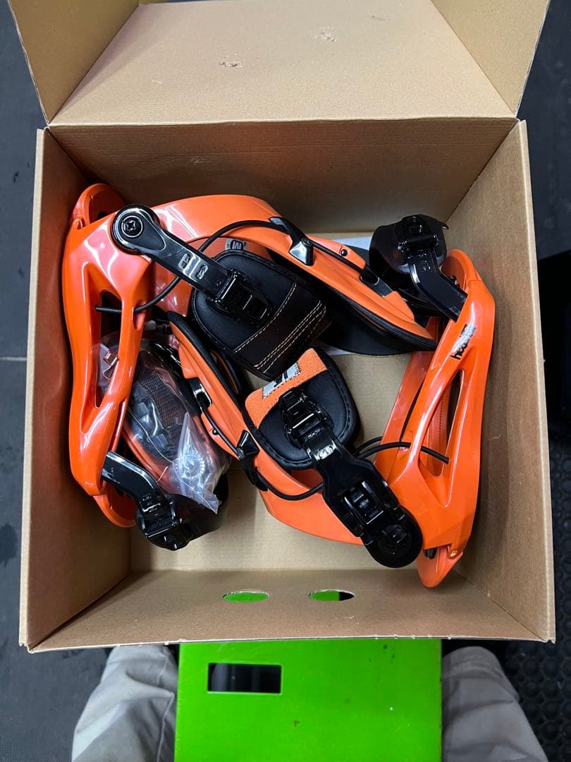 Head スノーボード ビンディング オレンジ　Ｌサイズ