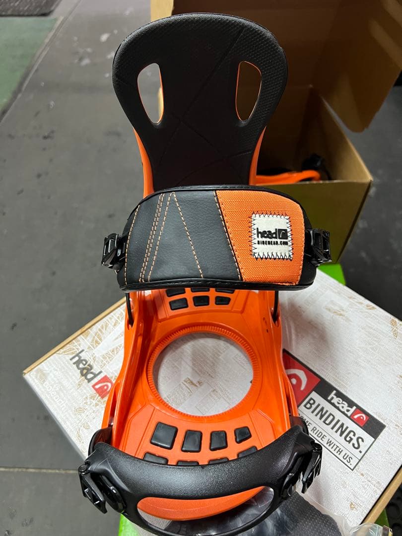 Head スノーボード ビンディング オレンジ　Ｌサイズ
