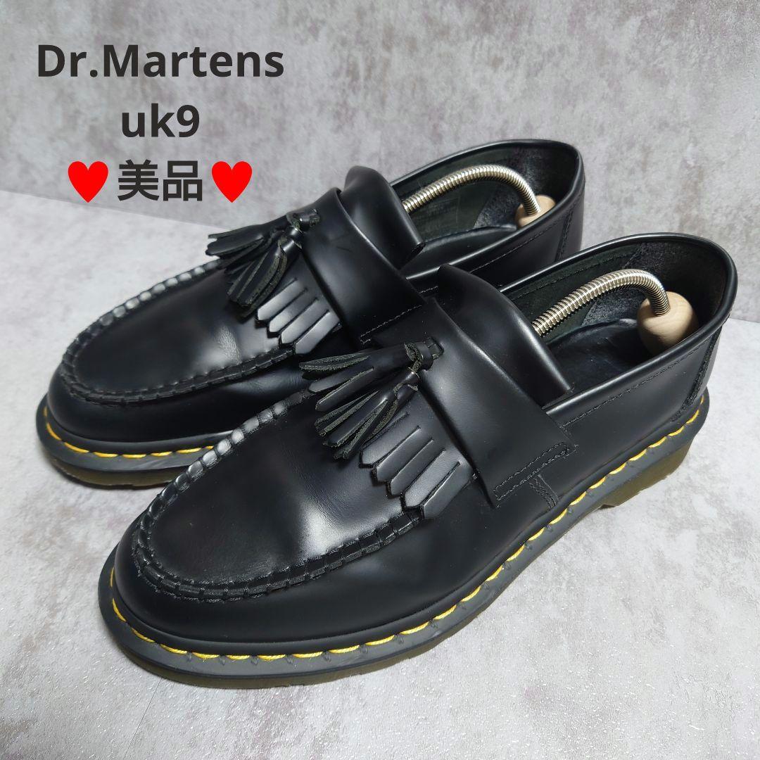美品 ドクターマーチン ADRIAN タッセルローファー UK9 黒 正規品