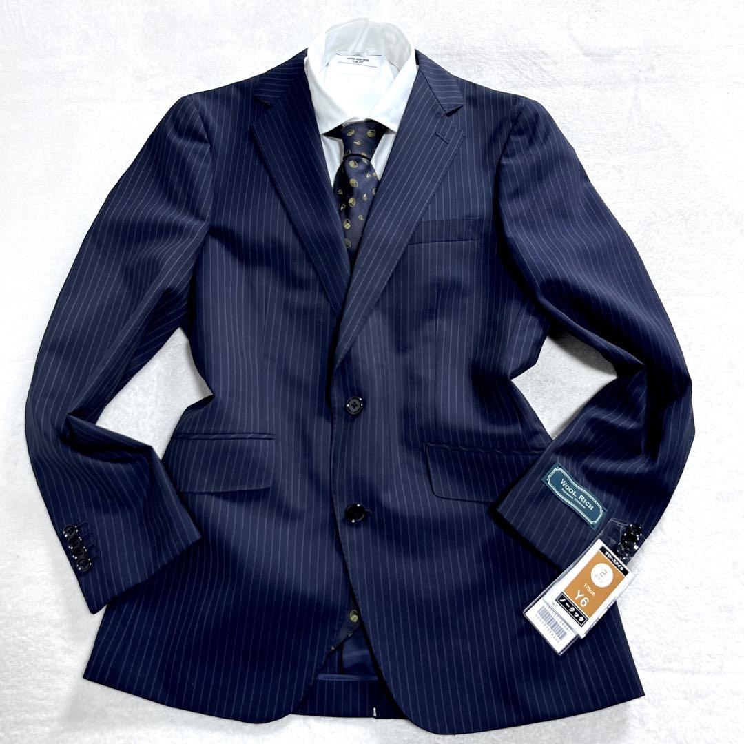 【新品タグ付き】D'or Homme スーツ セットアップ ネイビー サイズY6