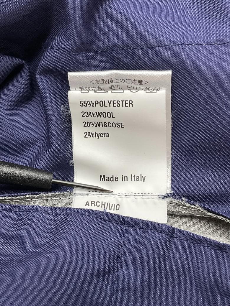 新品 giab's ARCHIVIO マサッチョ クリースストレッチスラックス