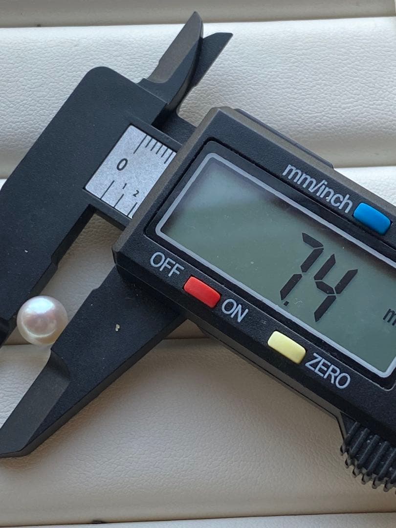 1972 pt900❣️あこや真珠 7-7.5mm ピアス Aly手作