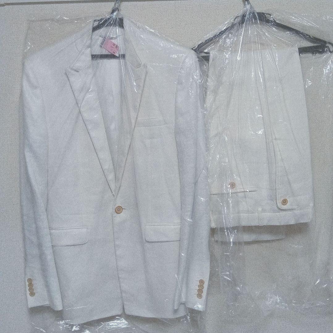 GIANNI VERSACE セットアップ 白スーツ　46 イタリア製