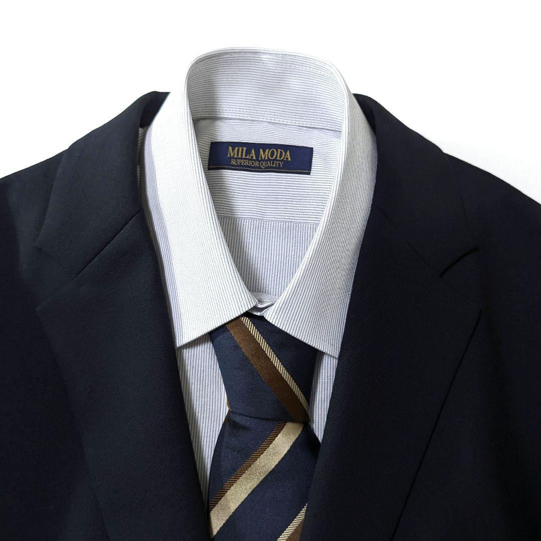 超高級ウール★タグ付き★SHIPS　テーラードジャケット　紺　L