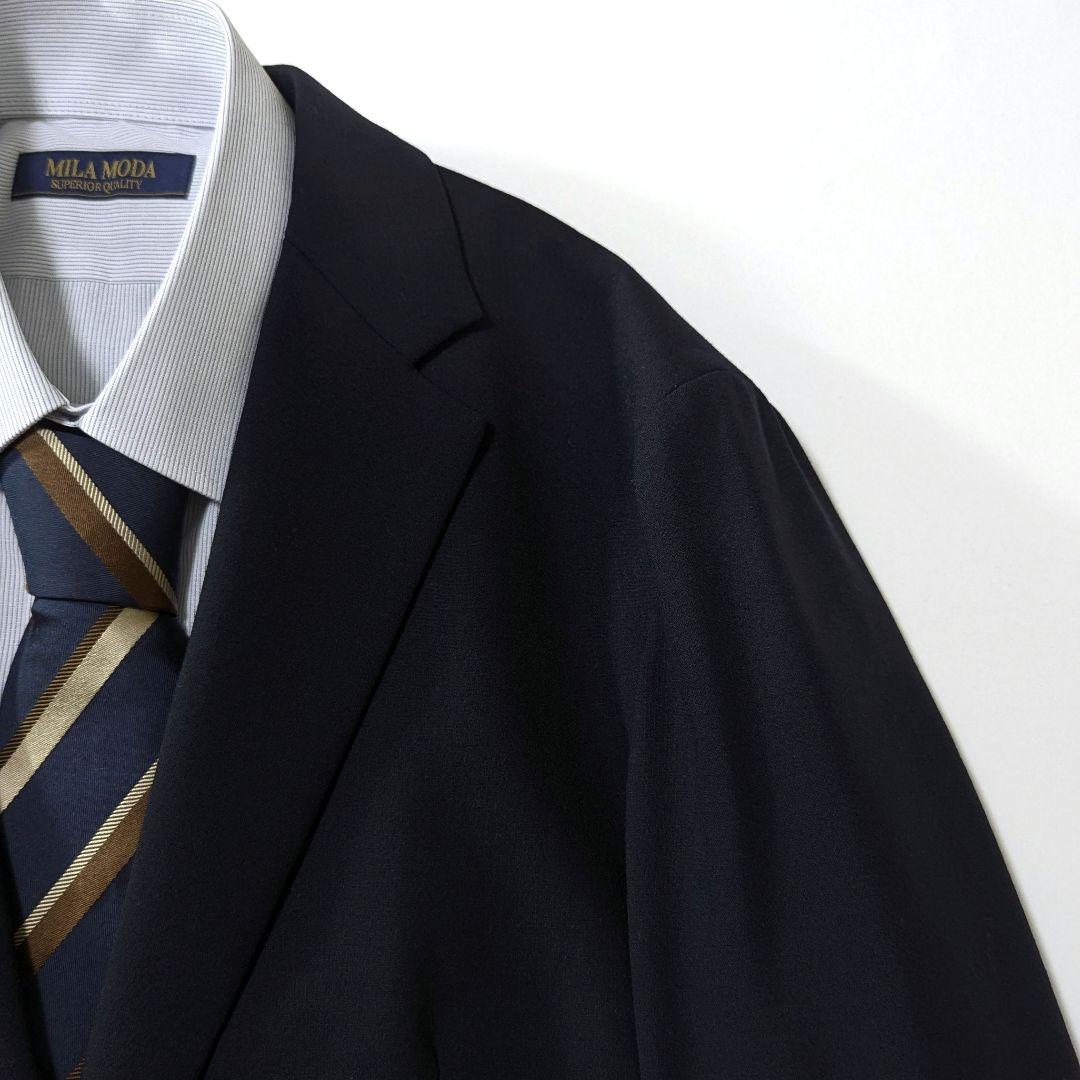 超高級ウール★タグ付き★SHIPS　テーラードジャケット　紺　L