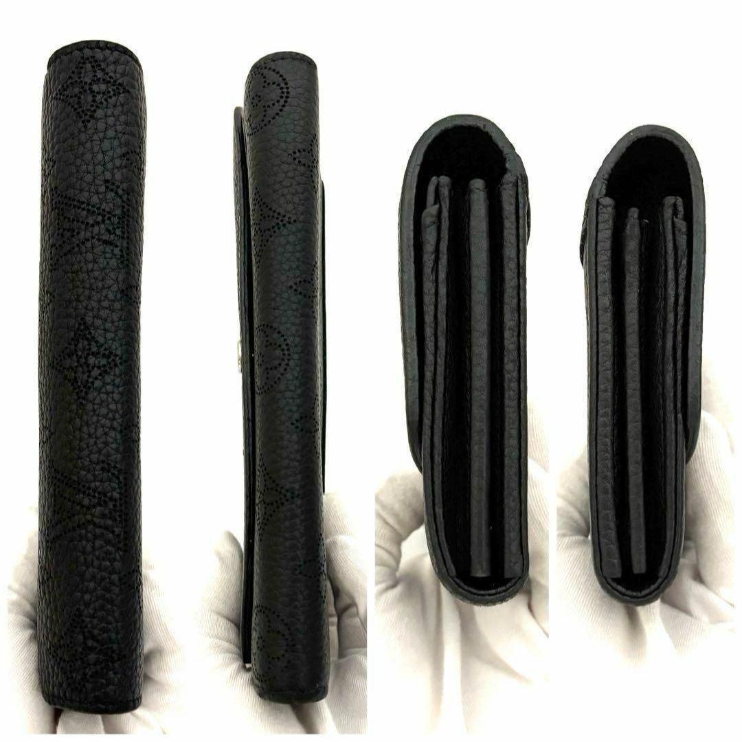 ✨極上美品✨ルイヴィトン❤️マヒナ　ポルトフォイユ　イリス　ノワール